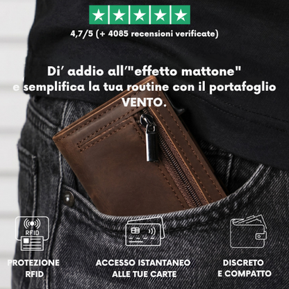 Vanto 2.0™ – Il Portafoglio Che Ti Semplifica la Vita